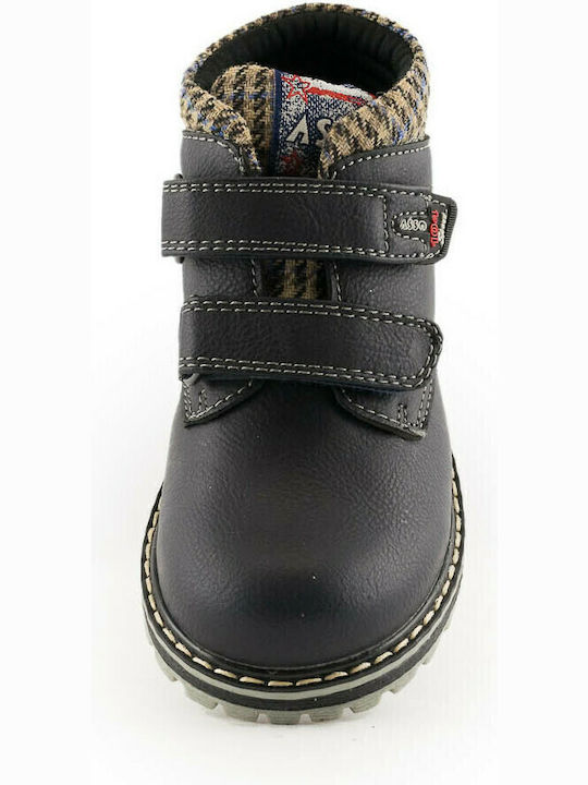 Kids Boots with Velcro Blue
