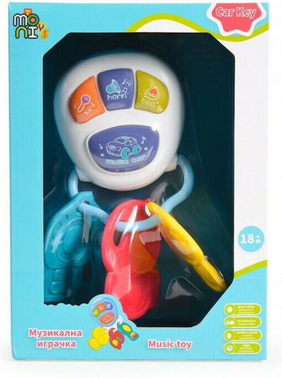 Moni Keys Keys with Music for 0++ Months White