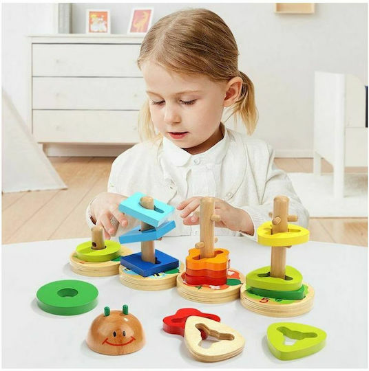Top Bright Formensortierspiel Raupe aus Holz für 12++ Monate