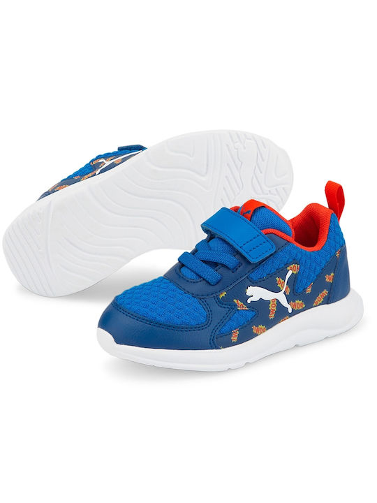 Puma Αthletische Kinderschuhe Laufen Fun Racer Blau