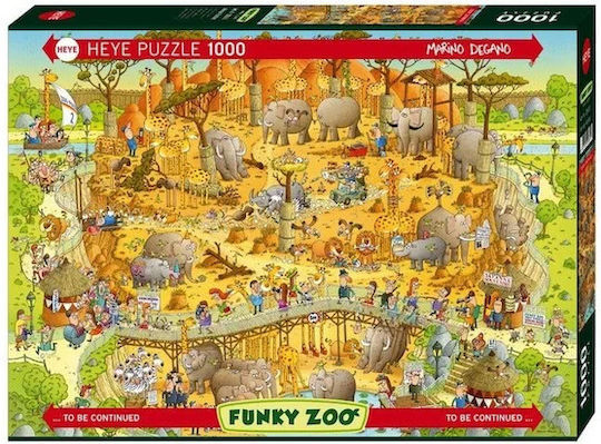 Degano Funky Zoo Puzzle 2D 1000pcs