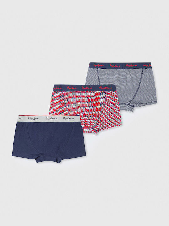 Pepe Jeans Herren Boxershorts Mehrfarbig 3Packung