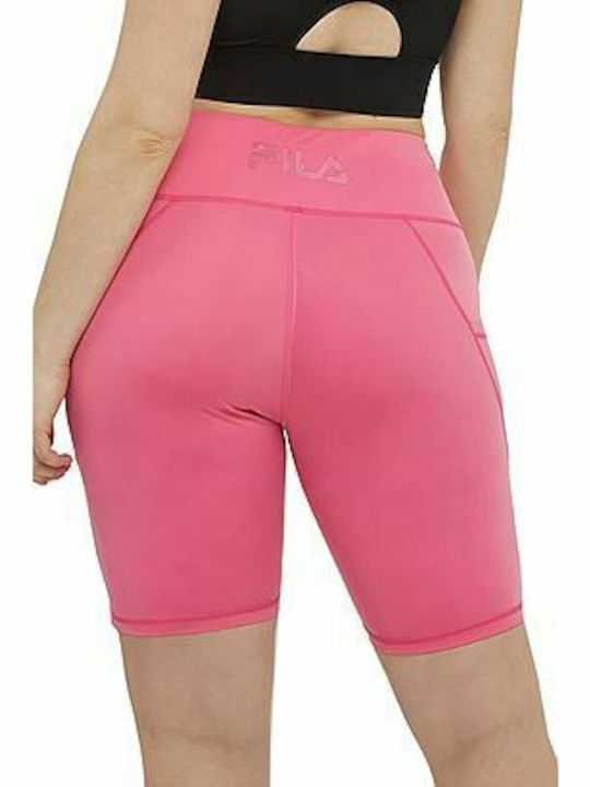 Fila Frauen Fahrrad Leggings Hochgeschnitten Rosa