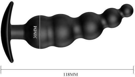 Pretty Love Special Anal Stimulation Πρωκτική Σφήνα Black 12cm