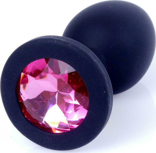 Boss Of Toys Πρωκτική Σφήνα Pink Diamond Small Μαύρη 7cm