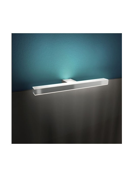 Ebir Iluminacion Veronica Μοντέρνο Φωτιστικό Τοίχου με Ενσωματωμένο LED και Φυσικό Λευκό Φως Ασημί 30εκ.