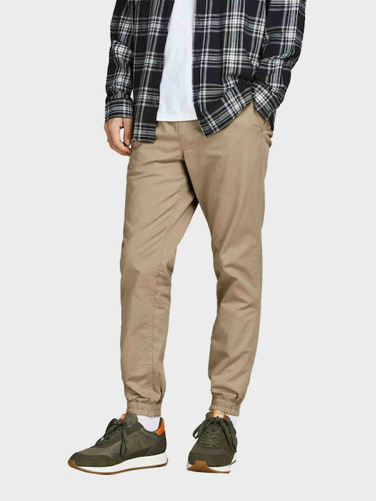 Herrenhose Elastisch Beige