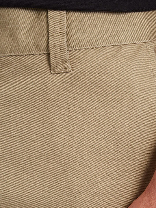 Men's Chino Elastic Loose Fit Beige Trousers