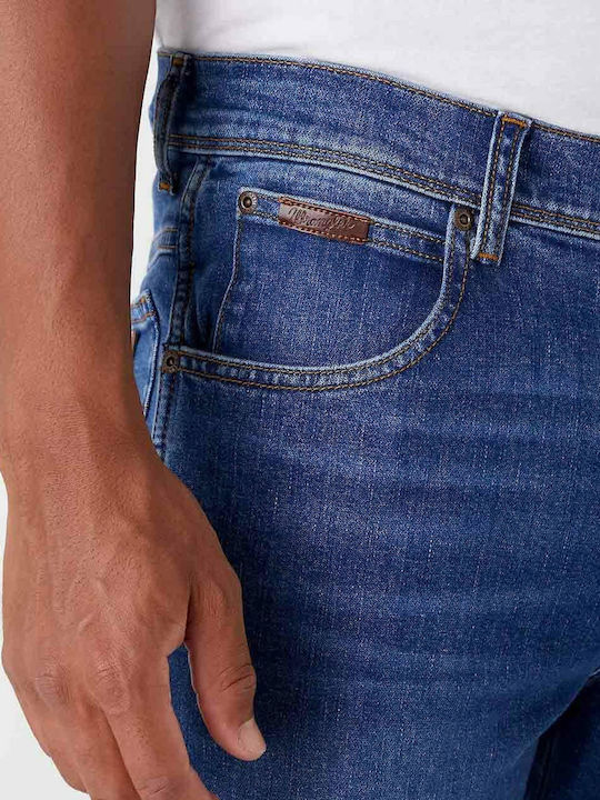 Texas Men's Jeans Pants with Slim Straight Fit Blue