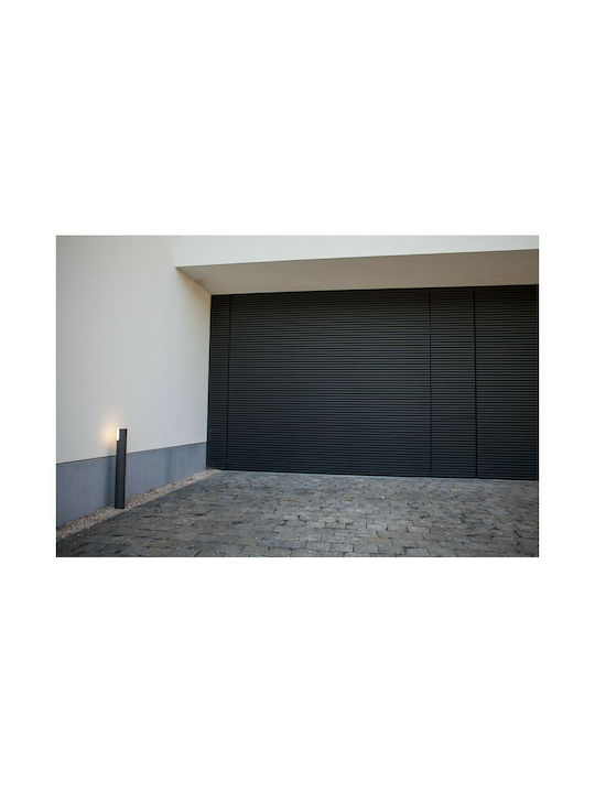 Lutec Cyra Außenstehlampe KLEINE POST LED Außenbereich 8W mit WARMES WEISS Licht IP54 SCHWARZ