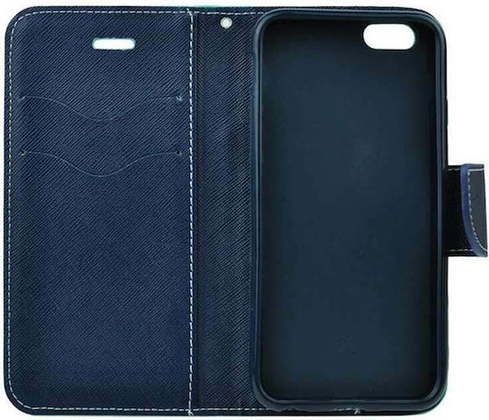 Fancy Brieftasche Synthetisches Leder Red / Dark Blue (Realme 8i)