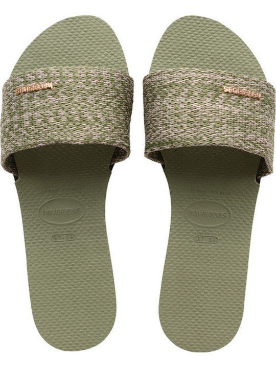 You Malta Women's Flip Flops Green Yucca