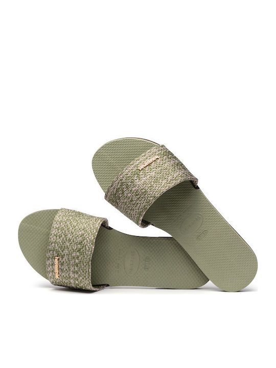 You Malta Women's Flip Flops Green Yucca