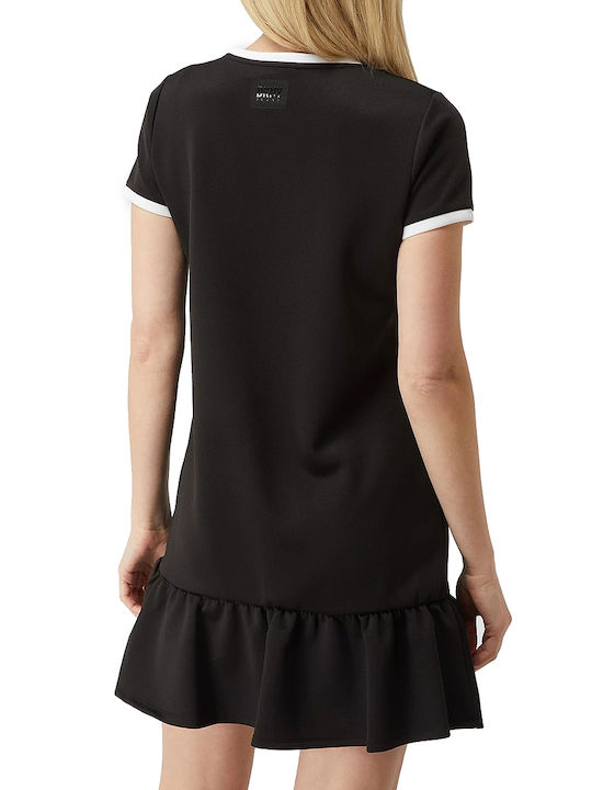 DKNY Logo Mini Sportkleid T-Shirt Kurzärmelig Schwarz