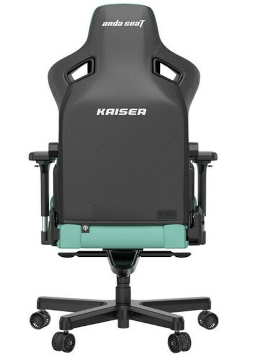 Anda Seat Kaiser 3 Large Artificial Leather Gaming Chair with Adjustable Arms Robin Egg Blue