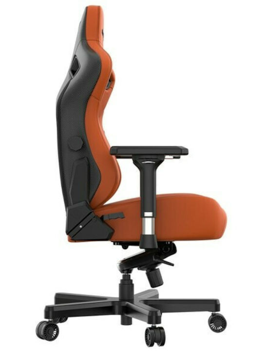 Anda Seat Kaiser 3 XL Καρέκλα Gaming Δερματίνης με Ρυθμιζόμενα Μπράτσα Blaze Orange