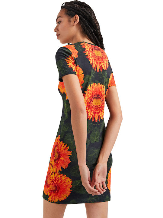 Desigual Sommer Mini Kleid Grün