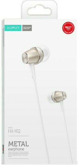 Xipin HX-Y02 In-ear Handsfree with 3.5mm Connector Gold