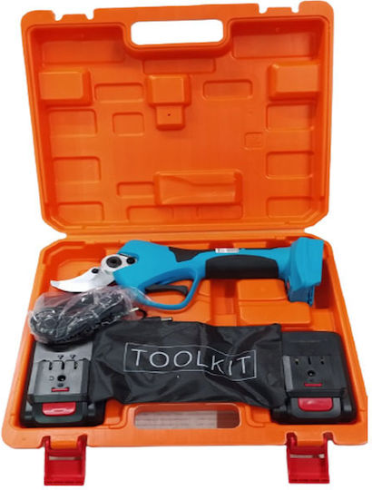 Geoteco Gto F40 Baumschere Batterie 21V 1x2Ah mit Maximalem Schnittdurchmesser 40mm