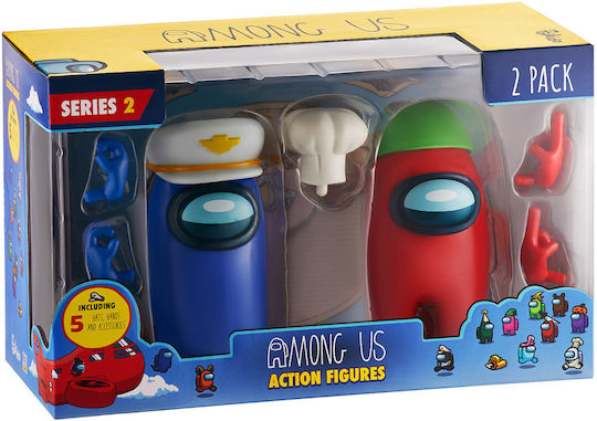 PMI Among Us Action Figures 2 Pack Among Us (Various Designs)