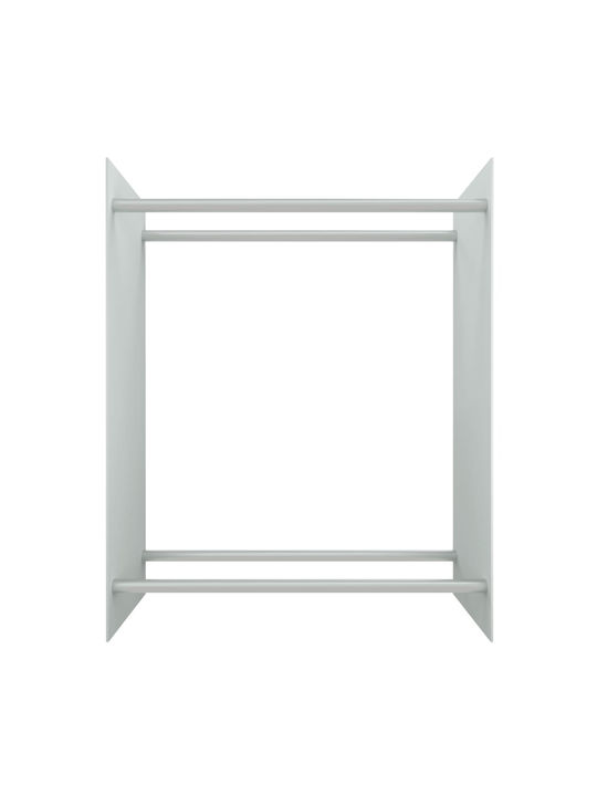vidaXL Glas Regal Holzlagerung 80x35x100cm