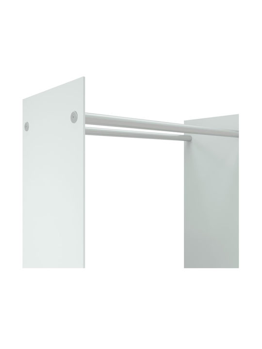 vidaXL Glas Regal Holzlagerung 80x35x100cm