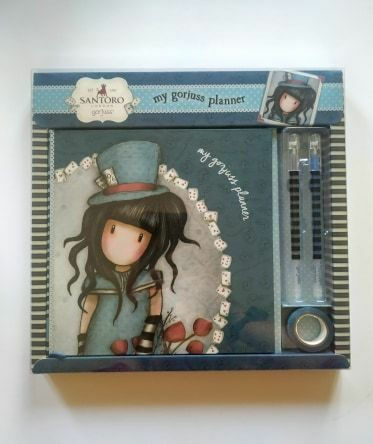Santoro Gorjuss Planner The Hatter Kids Stationery Set with Notepad and Pen
