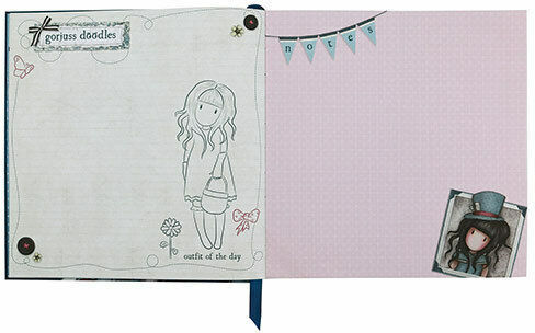 Santoro Gorjuss Planner The Hatter Kids Stationery Set with Notepad and Pen