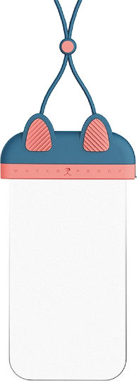Usams US-YD010 Kitty Waterproof up to 7" Blue / Pink
