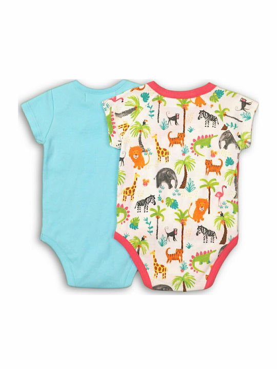 Minoti Mehrfarbige Baby-Strampler 2Stücke