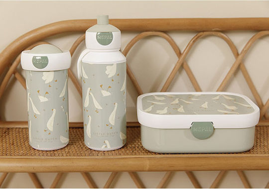 Little Dutch Little Goose Plastic Kids' Food Container Green x x 6cm