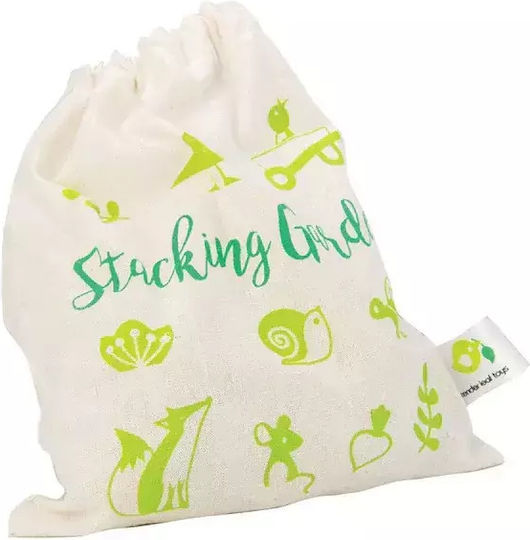Tender Leaf Toys Jucărie de Stivuire Grădină cu Animale Stivuibile din Lemn pentru 18++ Luni