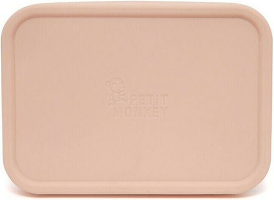 Petit Monkey Kids' Food Container made of Silicone 1.4lt Pink x x 6.5cm