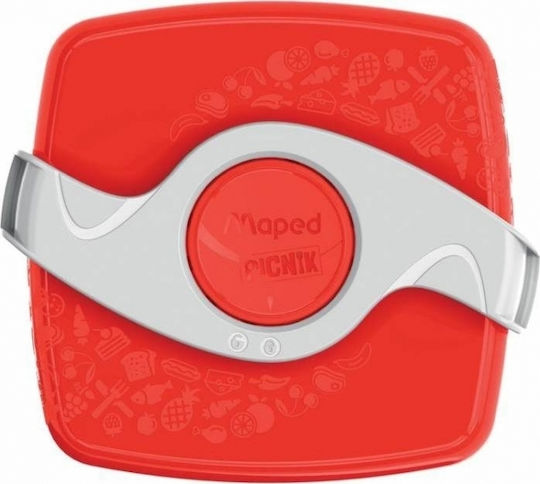 Maped Origin Plastik Kinder Lebensmittelbehälter 0.520Es Rot 17 x 15.3 x 5.5cm