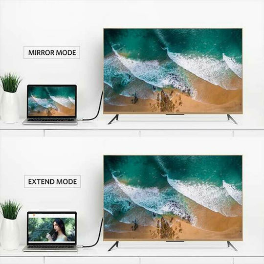 Ugreen Кабел DisplayPort мъжки - DisplayPort мъжки 1м Черен (30118)