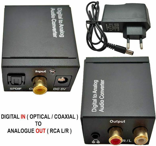 ATC Μετατροπέας RCA female σε Toslink female (02.007.0019)