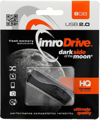 IMRO Imrodrive 8GB USB 2.0 Stick με σύνδεση USB-A & micro USB-B Ασημί