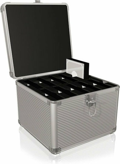 LogiLink 3,5" HDD protection cabinet for 10 HDDs Θήκη Προστασίας Ασημί UA0193