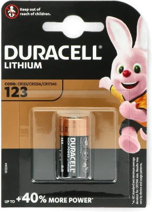 Duracell Ultra Μπαταρία Λιθίου CR123 3V Μιας Χρήσης (Long Life) 1τμχ
