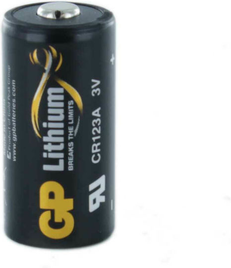 GP Batteries Μπαταρία Λιθίου CR123A 3V Μιας Χρήσης (Long Life) 1τμχ