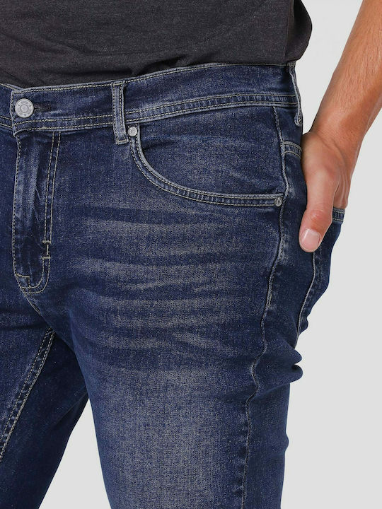 Felix Men's Jeans Pants Elastic with Regular Fit Blue