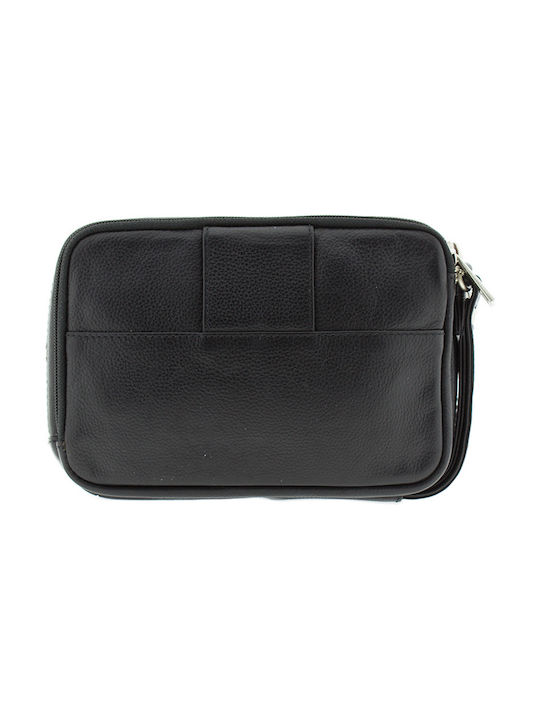 Kappa Bags Leather Men's Bag Handbag Black