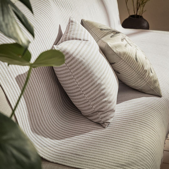 Gofis Home Lined 309 Cuverturi Pentru Canapea De Fotoliu Tricotat 180x180cm 21 Sand