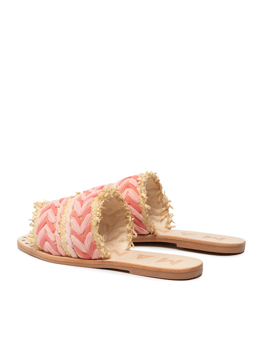 Sandale Casual Damă Din Piele Cu Model Roz