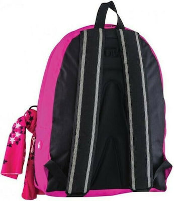 Polo Σχολική Τσάντα Πλάτης Γυμνασίου - Λυκείου σε Φούξια χρώμα 23lt 2020