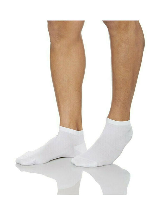 Dundar 2028 Men's Solid Color Socks White