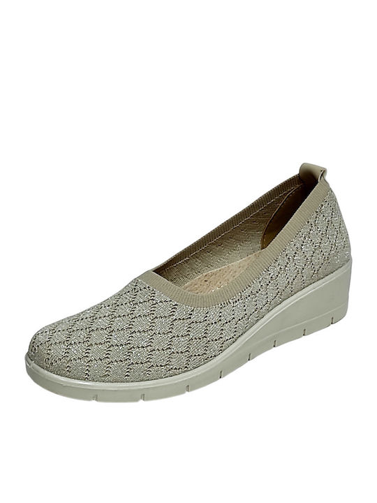 Ανατομικά Γυναικεία Slip-On Μπεζ
