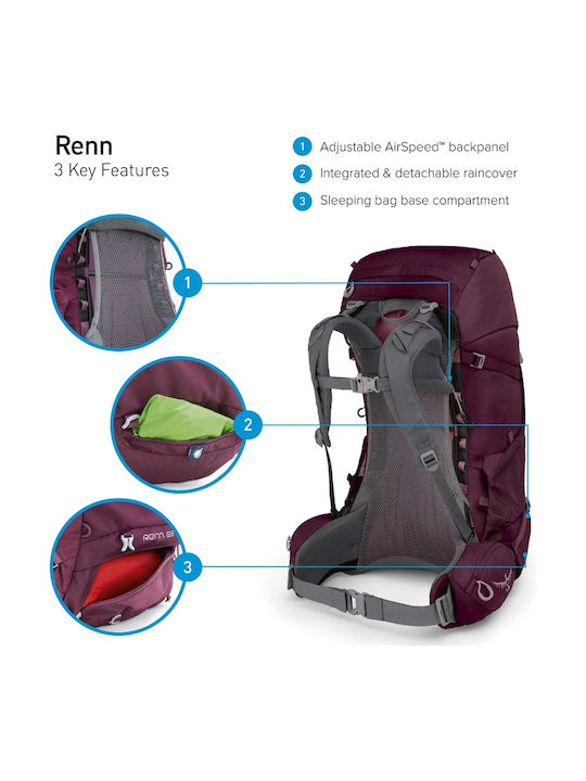 Osprey Renn 50 Rucsac de alpinism 50lt aurora violet