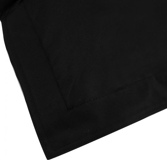 Puf Bolster Impermeabilă BLOOM Neagră 125x145cm
