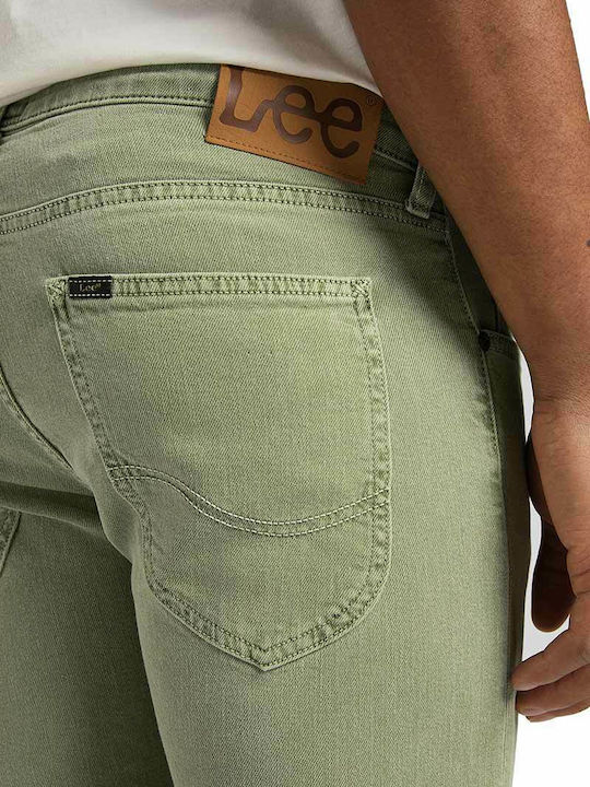 Luke Ανδρικό Παντελόνι Τζιν με Slim Tapered Εφαρμογή Πράσινο